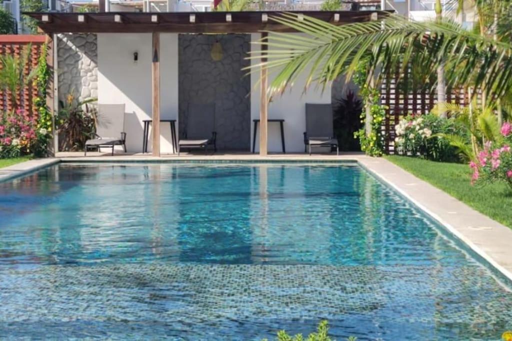 Appartamento Departamento Con Alberca Manzanillo Esterno foto