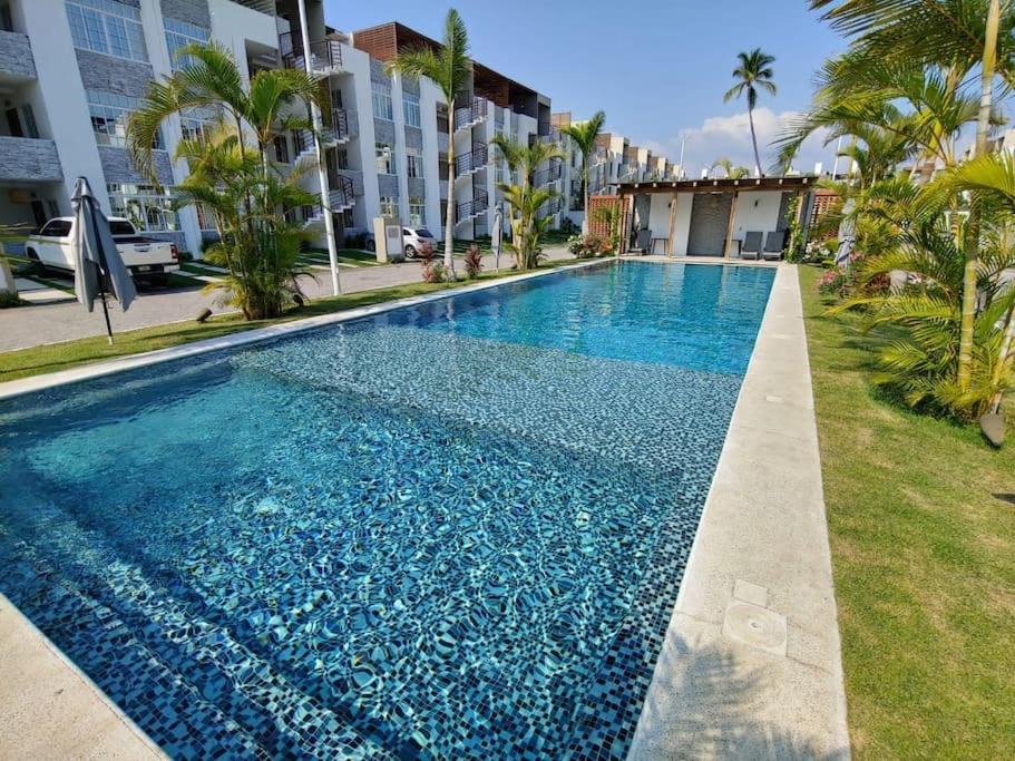 Appartamento Departamento Con Alberca Manzanillo Esterno foto