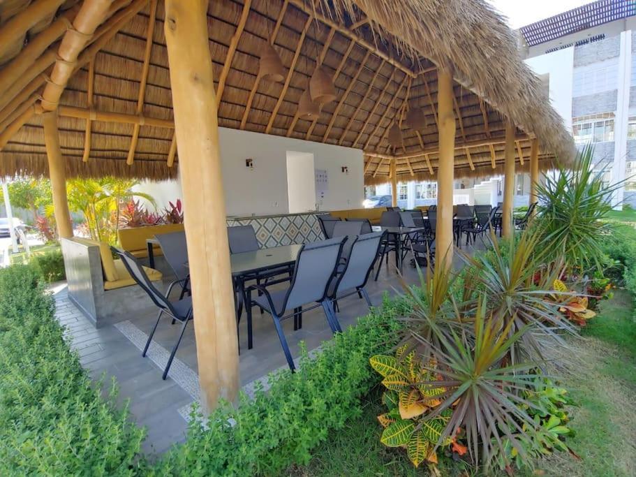 Appartamento Departamento Con Alberca Manzanillo Esterno foto
